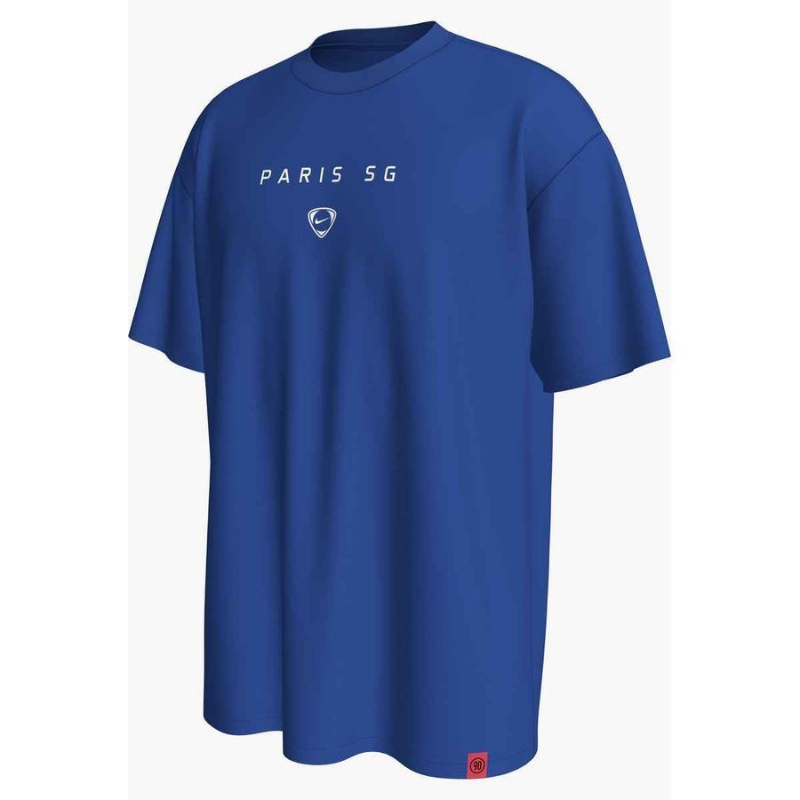 Paris Saint Germain T-Shirt T90 Wordmark - Game Royal - Men's-SoccerKits Hub | Buy Soccer Jerseys Online
